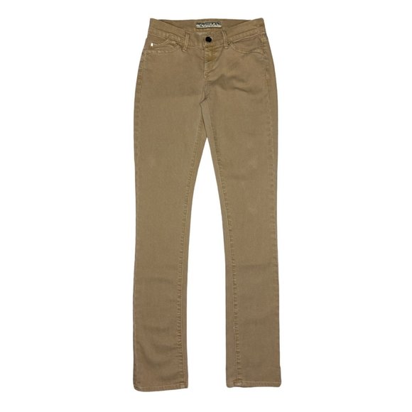 Goldsign Jeans Women's Straight Leg Denim in Camel - Picture 1 of 7